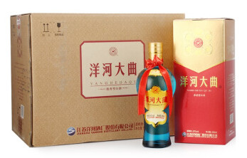 洋河大曲新天蓝52度500ml*6瓶整箱装