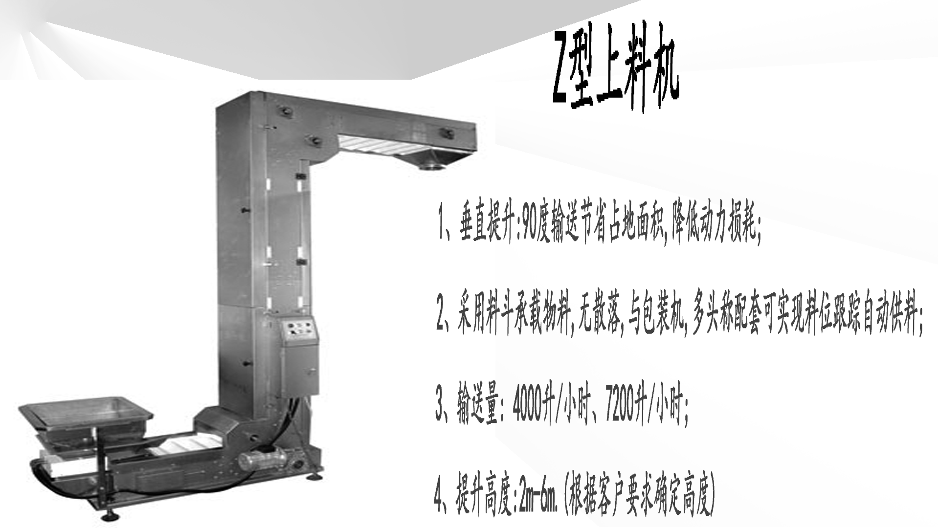 厂家直销 z型提升机 自动上料机