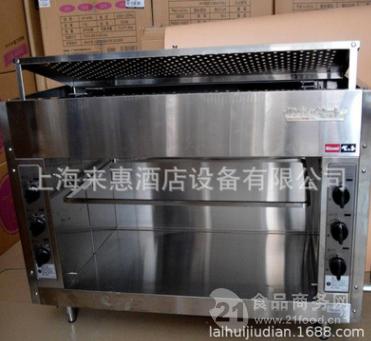 日本rinnai林内rgp-46a-ch6管燃气商用烧烤炉,顶火烧烤炉