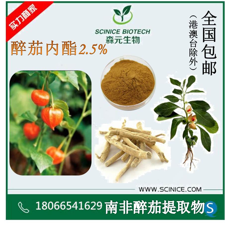 森元南非醉茄提取物醉茄内酯25醉茄提取物欢迎垂询