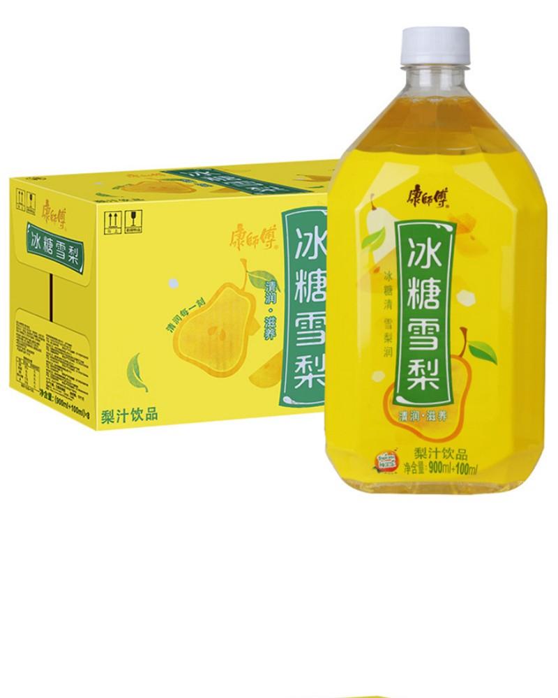 康师傅系列夏季冰糖雪梨饮料大瓶装果味饮品1l12瓶01