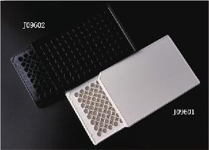 上海百千生物J09602全黑96孔不透光酶标板测荧光专用化学发光板